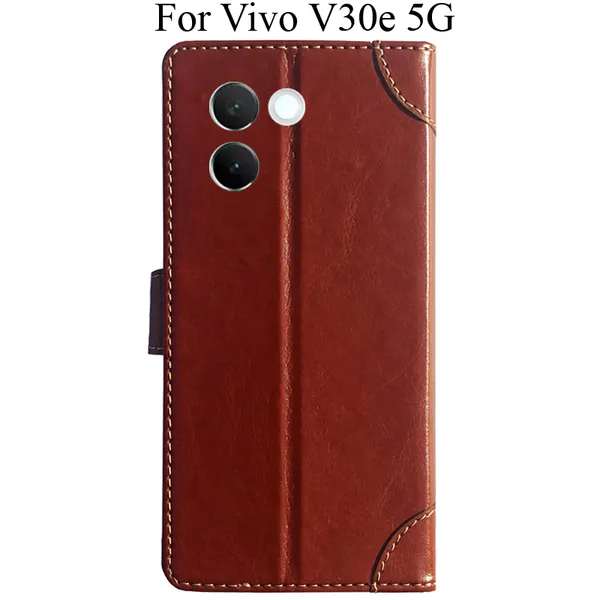 Brown_Premium_Flip_Cover_For_Vivo_V30E_5G