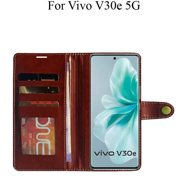 Brown_Premium_Flip_Cover_For_Vivo_V30E_5G