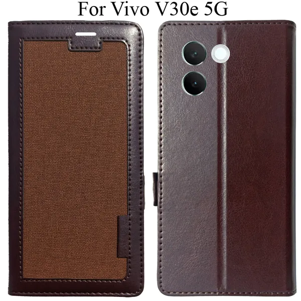 Brown_Premium_Flip_Cover_For_Vivo_V30E_5G