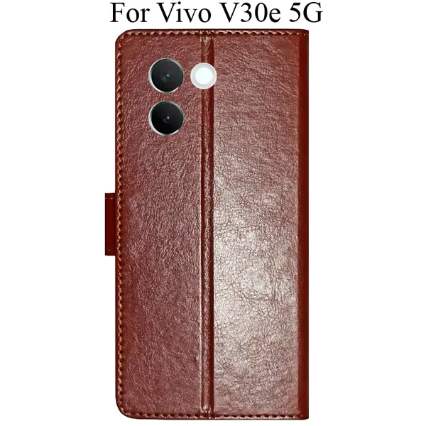 Brown_Premium_Flip_Cover_For_Vivo_V30E_5G