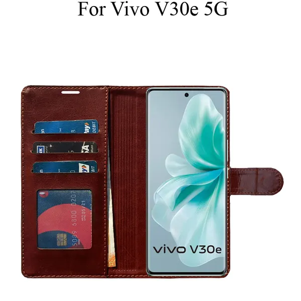Brown_Premium_Flip_Cover_For_Vivo_V30E_5G