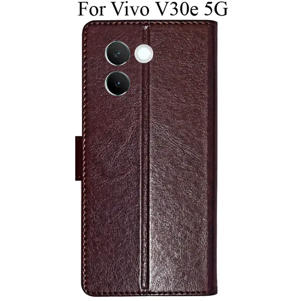 Beige_Premium_Flip_Cover_For_Vivo_V30E_5G