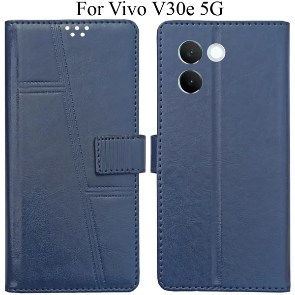 Blue_Premium_Flip_Cover_For_Vivo_V30E_5G
