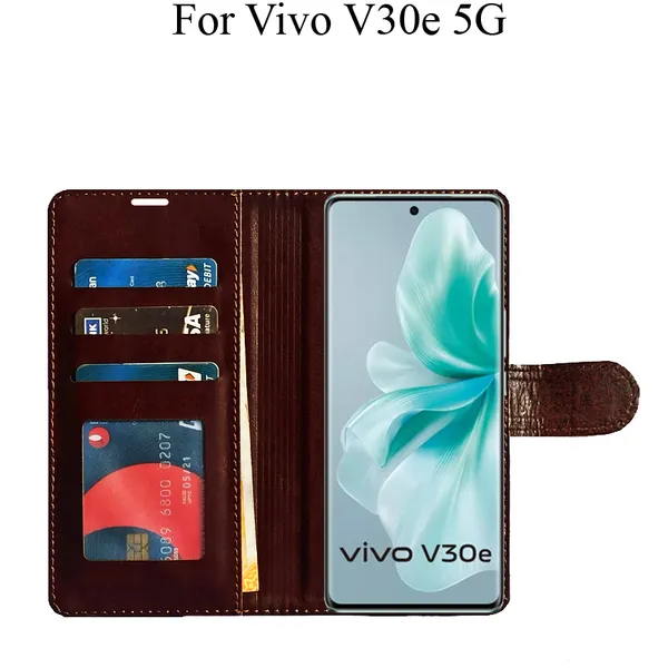 Brown_Premium_Flip_Cover_For_Vivo_V30E_5G