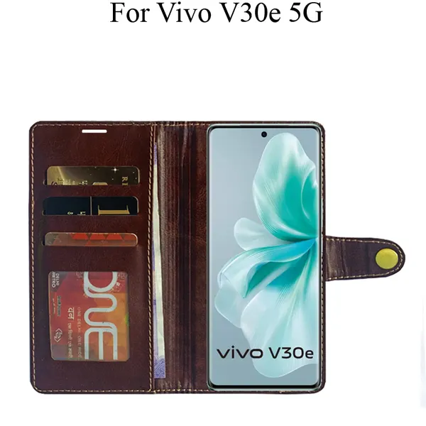 Beige_Premium_Flip_Cover_For_Vivo_V30E_5G