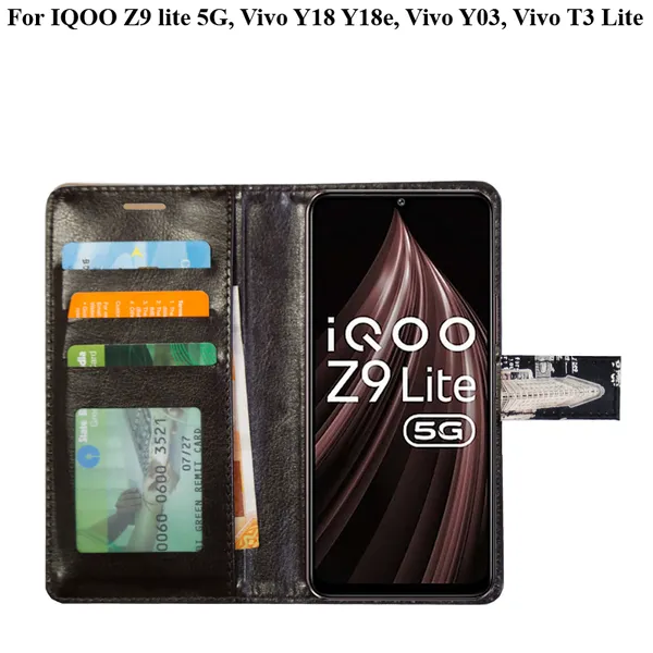 Black_Premium_Flip_Cover_For_Iqoo_Z9_Lite_5G,_Vivo_Y18_Y18E,_Vivo_Y03,_Vivo_T3_Lite