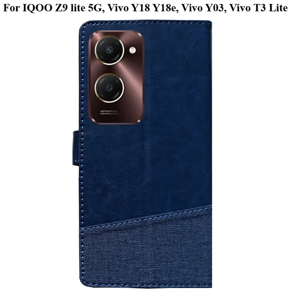 Blue_Premium_Flip_Cover_For_Iqoo_Z9_Lite_5G,_Vivo_Y18_Y18E,_Vivo_Y03,_Vivo_T3_Lite