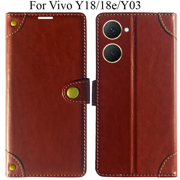 Brown_Premium_Flip_Cover_For_Vivo_Y18_Y18E_Vivo_Y03,_Vivo_T3_Lite