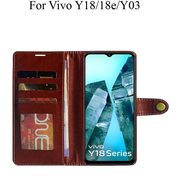 Brown_Premium_Flip_Cover_For_Vivo_Y18_Y18E_Vivo_Y03,_Vivo_T3_Lite