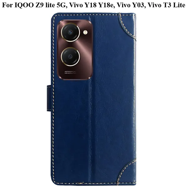 Blue_Premium_Flip_Cover_For_Iqoo_Z9_Lite_5G,_Vivo_Y18_Y18E,_Vivo_Y03,_Vivo_T3_Lite