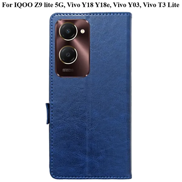 Blue_Premium_Flip_Cover_For_Iqoo_Z9_Lite_5G,_Vivo_Y18_Y18E,_Vivo_Y03,_Vivo_T3_Lite