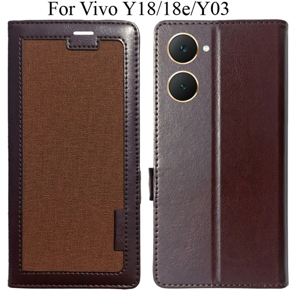 Brown_Premium_Flip_Cover_For_Vivo_Y18_Y18E_Vivo_Y03,_Vivo_T3_Lite