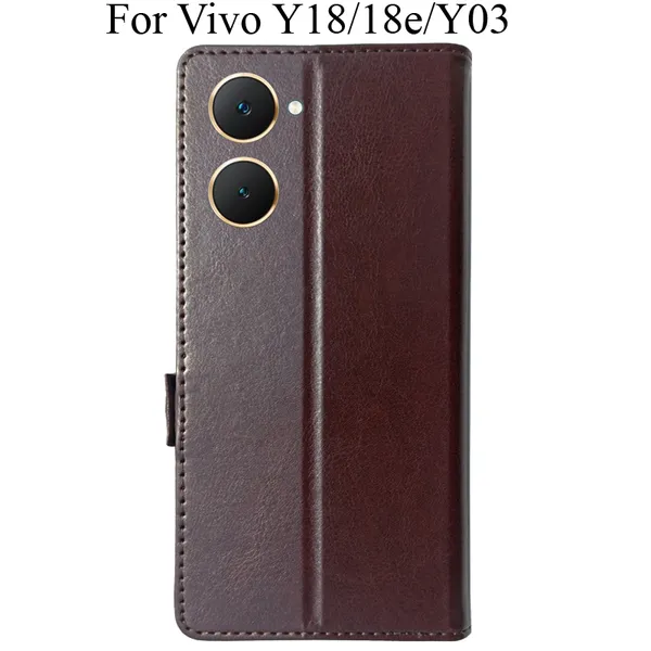 Brown_Premium_Flip_Cover_For_Vivo_Y18_Y18E_Vivo_Y03,_Vivo_T3_Lite