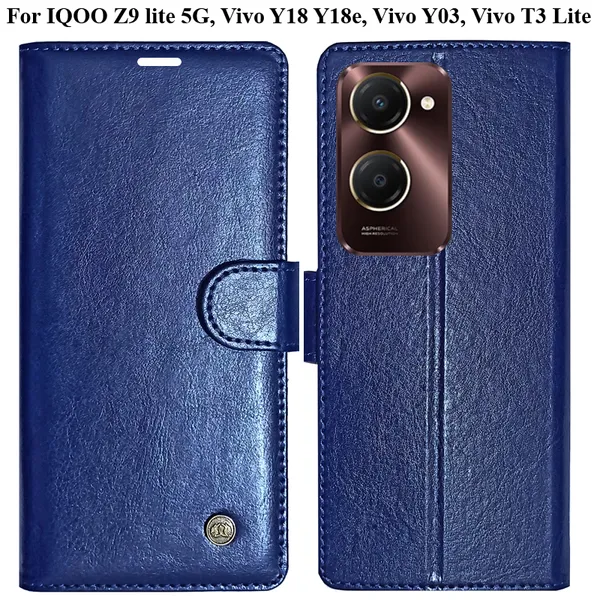 Blue_Premium_Flip_Cover_For_Iqoo_Z9_Lite_5G,_Vivo_Y18_Y18E,_Vivo_Y03,_Vivo_T3_Lite