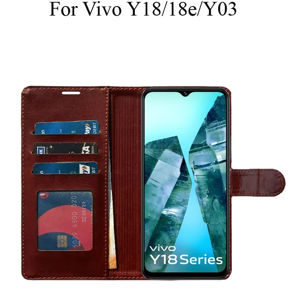 Brown_Premium_Flip_Cover_For_Vivo_Y18_Y18E_Vivo_Y03,_Vivo_T3_Lite