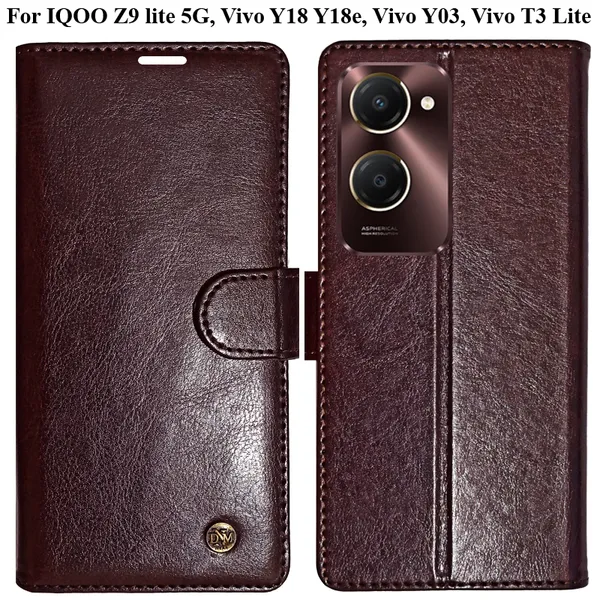 Beige_Premium_Flip_Cover_For_Iqoo_Z9_Lite_5G,_Vivo_Y18_Y18E,_Vivo_Y03,_Vivo_T3_Lite