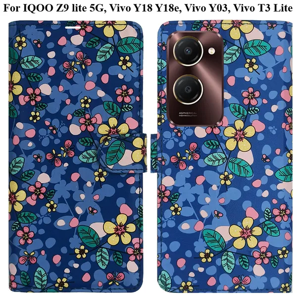 Blue_Premium_Flip_Cover_For_Iqoo_Z9_Lite_5G,_Vivo_Y18_Y18E,_Vivo_Y03,_Vivo_T3_Lite