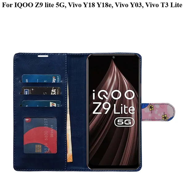 Pink_Premium_Flip_Cover_For_Iqoo_Z9_Lite_5G,_Vivo_Y18_Y18E,_Vivo_Y03,_Vivo_T3_Lite