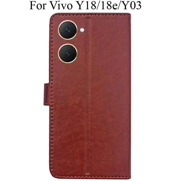 Brown_Premium_Flip_Cover_For_Vivo_Y18_Y18E_Vivo_Y03,_Vivo_T3_Lite