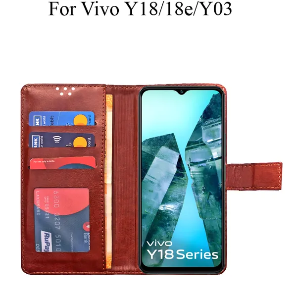 Brown_Premium_Flip_Cover_For_Vivo_Y18_Y18E_Vivo_Y03,_Vivo_T3_Lite