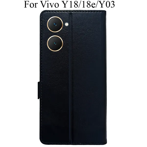 Black_Premium_Flip_Cover_For_Vivo_Y18_Y18E_Vivo_Y03,_Vivo_T3_Lite