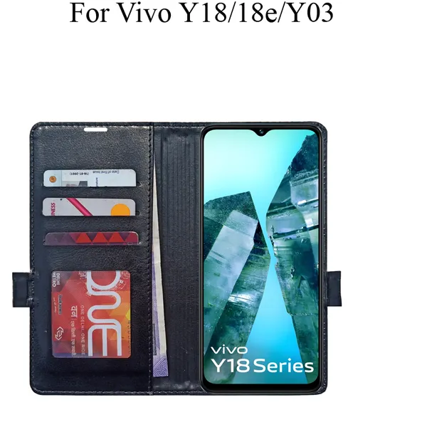 Black_Premium_Flip_Cover_For_Vivo_Y18_Y18E_Vivo_Y03,_Vivo_T3_Lite