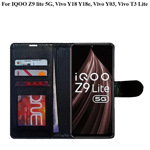 Black_Premium_Flip_Cover_For_Iqoo_Z9_Lite_5G,_Vivo_Y18_Y18E,_Vivo_Y03,_Vivo_T3_Lite