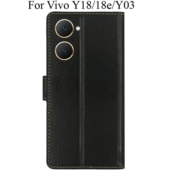 Black_Premium_Flip_Cover_For_Vivo_Y18_Y18E_Vivo_Y03,_Vivo_T3_Lite