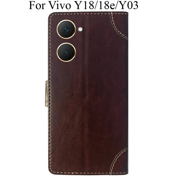 Beige_Premium_Flip_Cover_For_Vivo_Y18_Y18E_Vivo_Y03,_Vivo_T3_Lite