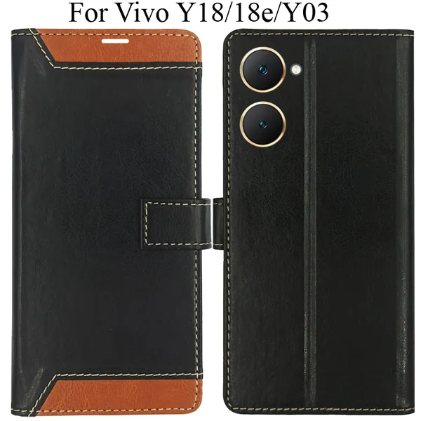 Brown_Premium_Flip_Cover_For_Vivo_Y18_Y18E_Vivo_Y03,_Vivo_T3_Lite
