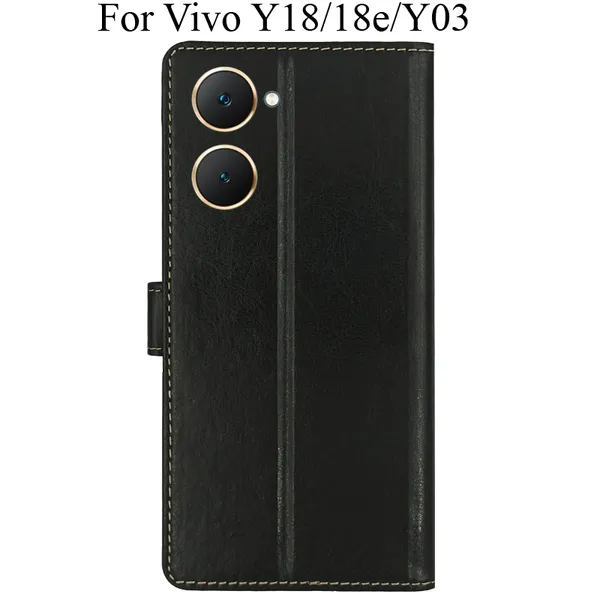Brown_Premium_Flip_Cover_For_Vivo_Y18_Y18E_Vivo_Y03,_Vivo_T3_Lite