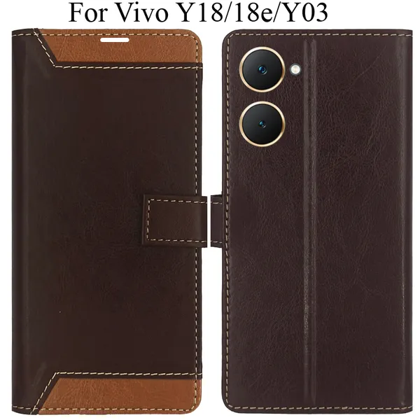 Brown_Premium_Flip_Cover_For_Vivo_Y18_Y18E_Vivo_Y03,_Vivo_T3_Lite