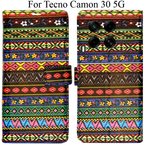 Multicolor_Premium_Flip_Cover_For_Tecno_Camon_30_5G