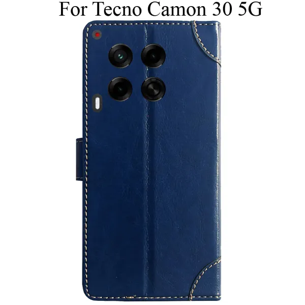 Blue_Premium_Flip_Cover_For_Tecno_Camon_30_5G