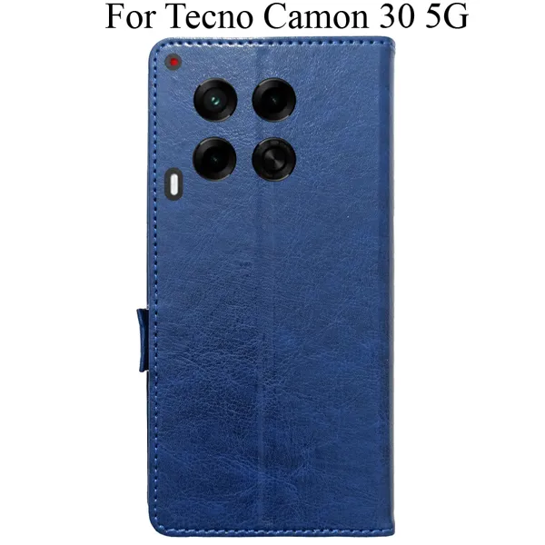 Blue_Premium_Flip_Cover_For_Tecno_Camon_30_5G