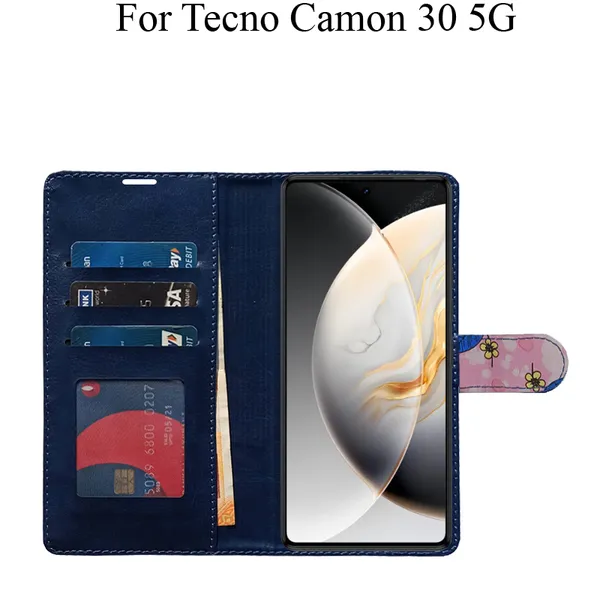 Pink_Premium_Flip_Cover_For_Tecno_Camon_30_5G