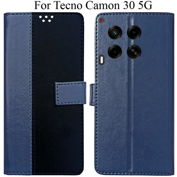 Black_Premium_Flip_Cover_For_Tecno_Camon_30_5G