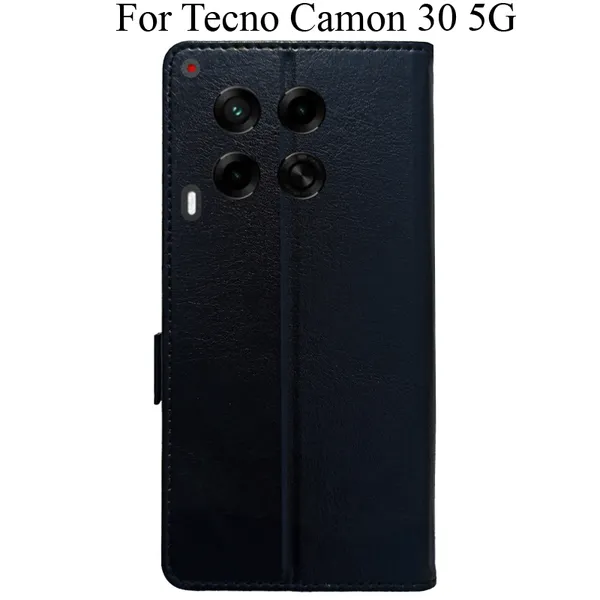 Black_Premium_Flip_Cover_For_Tecno_Camon_30_5G