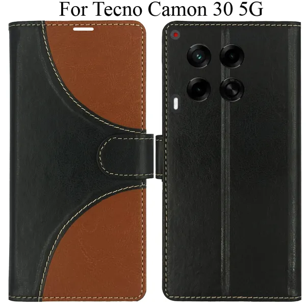 Black_Premium_Flip_Cover_For_Tecno_Camon_30_5G