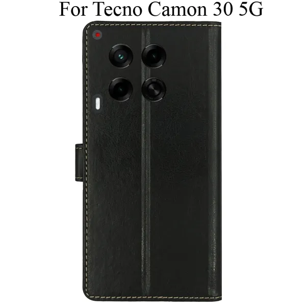 Brown_Premium_Flip_Cover_For_Tecno_Camon_30_5G