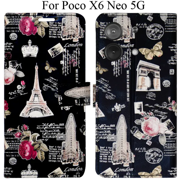 Black_Premium_Flip_Cover_For_Poco_X6_Neo_5G