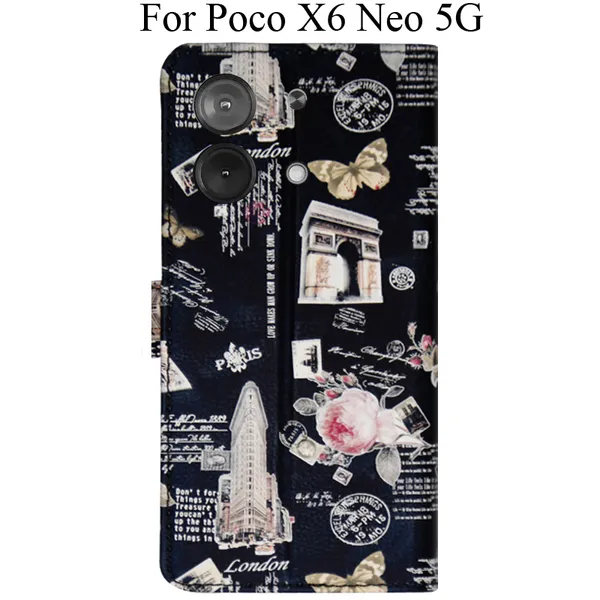 Black_Premium_Flip_Cover_For_Poco_X6_Neo_5G