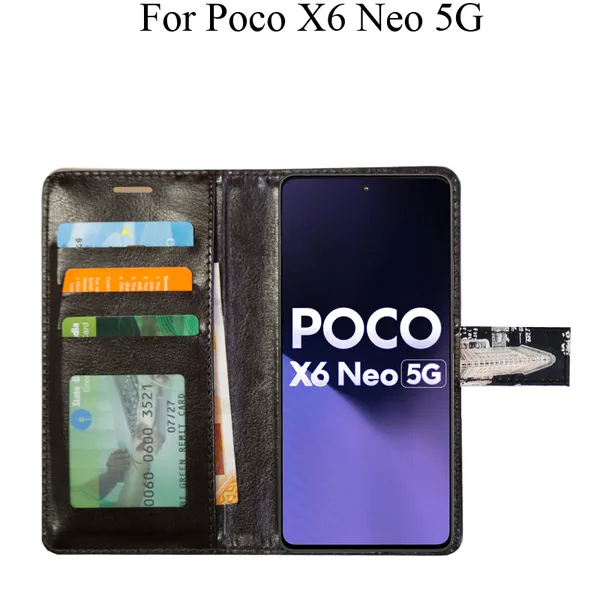 Black_Premium_Flip_Cover_For_Poco_X6_Neo_5G