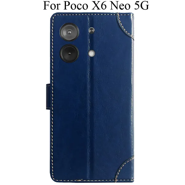 Blue_Premium_Flip_Cover_For_Poco_X6_Neo_5G