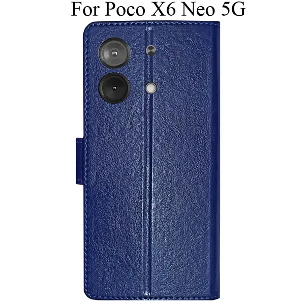Blue_Premium_Flip_Cover_For_Poco_X6_Neo_5G
