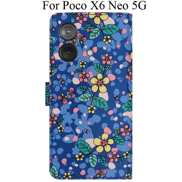 Blue_Premium_Flip_Cover_For_Poco_X6_Neo_5G
