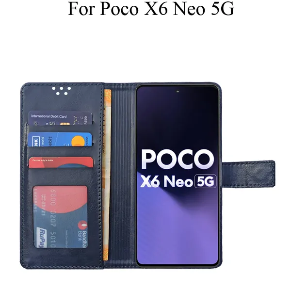 Black_Premium_Flip_Cover_For_Poco_X6_Neo_5G