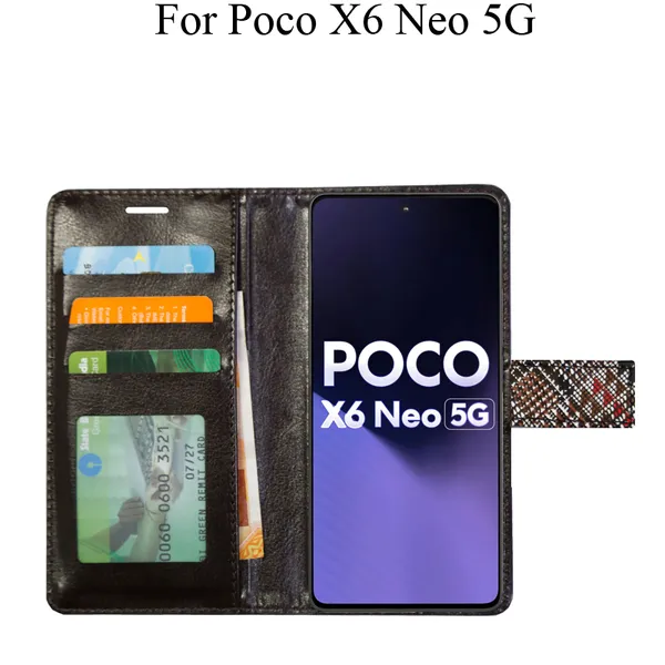Red_Premium_Flip_Cover_For_Poco_X6_Neo_5G