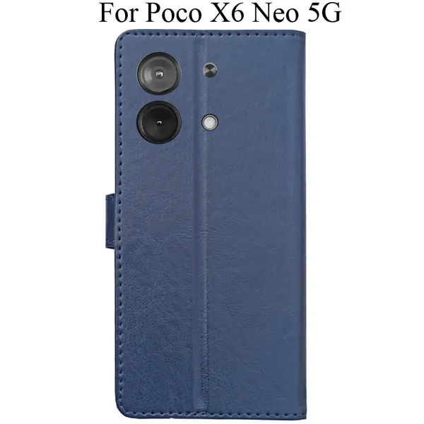 Blue_Premium_Flip_Cover_For_Poco_X6_Neo_5G