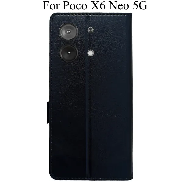 Black_Premium_Flip_Cover_For_Poco_X6_Neo_5G